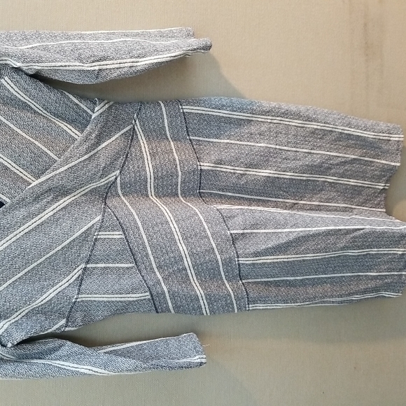 Anthropologie Maeve Wrapped Striped Column Dress Size Medium - Picture 4 of 15